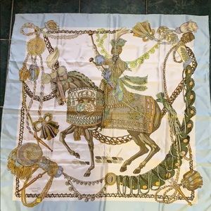 Hermès Vintage Silk Scarf 1979 RARE